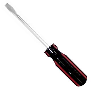 Task Force 1/4 x 4L Flat Screwdriver with Plastic Handle