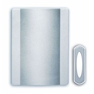 Utilitech Satin Nickel Wireless Doorbell Kit