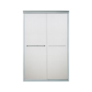 Sterling Finesse 3 ft 6.62 in to 3 ft 11.62 in W x 5 ft 10.06 in H Frameless Sliding Shower Door