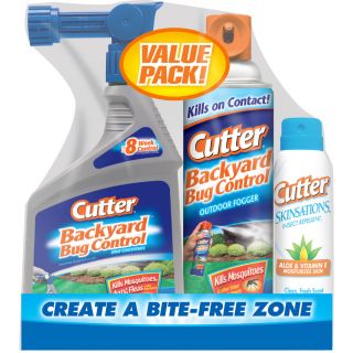 Cutter Cut Mosquito Repellent Combo Value Pack
