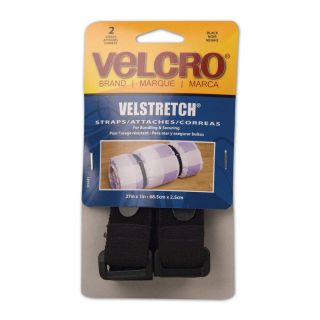 VELCRO Velstrap 27 in x 1 in Straps 2 Count Black