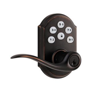 Kwikset Smartcode Venetian Bronze Universal Handed Commercial/Residential Electronic Door Lever