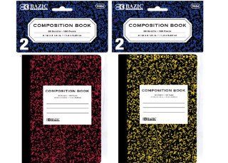 BAZIC Mini Marble Composition Book, 4.5 x 3.25 Inch, 80 sheets (2 Per Pack), 2 pack  Composition Notebooks 