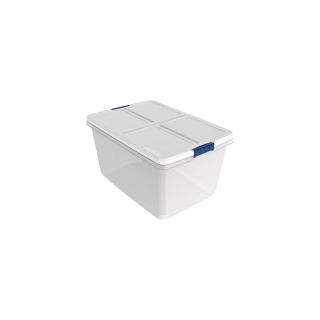 Hefty 66 Quart Clear Tote with Latching Lid
