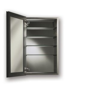 Broan Gallery 15 in x 25 in Frameless Metal Surface Mount and Recessed Medicine Cabinet