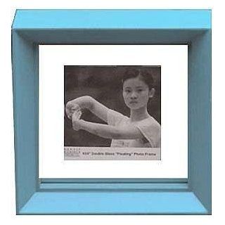 'Float' your print between icy clear glass and powder blue mouldings   6x6 Camera & Photo