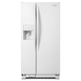 Whirlpool 22 cu ft Side by Side Refrigerator (White) ENERGY STAR