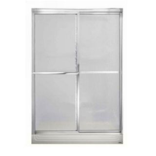 American Standard Acrylux 75 in H x 34 in W x 48 in L White 2 Piece Alcove Shower Kit