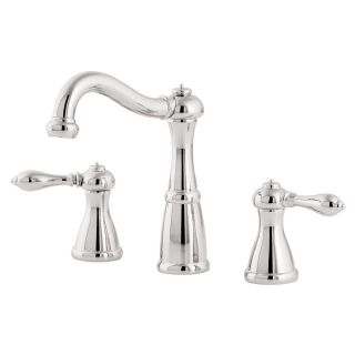 Pfister Marielle Polished Chrome 2 Handle Widespread WaterSense Bathroom Sink Faucet (Drain Included)
