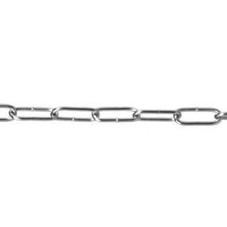 Campbell Commercial 1 ft 3/16 Welded Chrome Steel Chain (By the Foot)