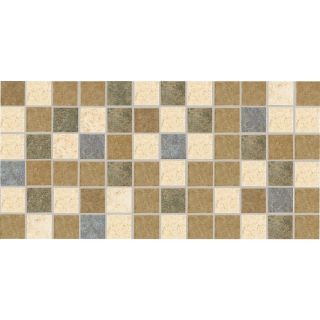 American Olean 12 Pack Lyndhurst Mosaics Meadow Ceramic Mosaic Square Floor Tile (Common 12 in x 24 in; Actual 12 in x 24 in)