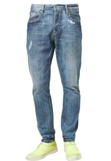 Brand   DROP CROTCH   Relaxed fit jeans   blue