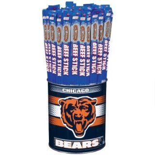 Old Wisconsin Beef Sticks NFL Sport Tin   Chicago Bears  Grocery & Gourmet Food