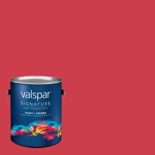 Creative Ideas for Color by Valspar 128.41 fl oz Interior Eggshell Hibiscus Tea Latex Base Paint and Primer in One with Mildew Resistant Finish