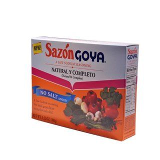 Sazon Goya Low Sodium Seasoning 100 gr  Mexican Seasoning  Grocery & Gourmet Food