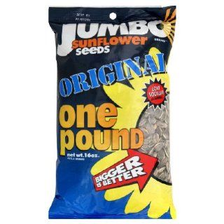 Jumbo Snacks, Sunflower Seed Original, 16 Ounce (12 Pack)  Grocery & Gourmet Food