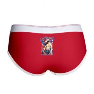 Artsmith, Inc. Women's Boy Brief Underwear Dixie Traditions Southern Six Pack On Rebel Flag Clothing
