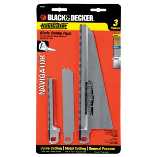 BLACK & DECKER Reciprocating Saw Blade Set