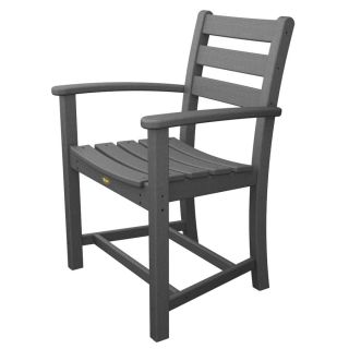 Trex Outdoor Furniture Monterey Bay Stepping Stone Slat Seat Plastic Patio Dining Chair