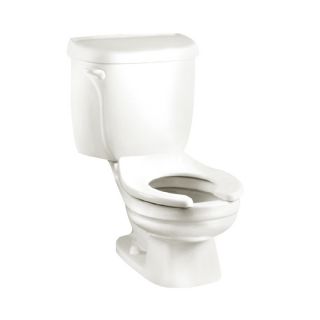 American Standard Baby Devoro White 1.6 GPF (6.06 LPF) 10 in Rough In Round 2 Piece Childrens Height Toilet
