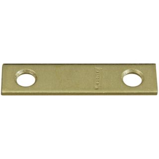 Stanley National Hardware 4 Pack 0.5 in x 2 in Brass Flat Braces