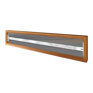 Mr. Goodbar A 6 in x 54 in White Fixed Window Security Bar