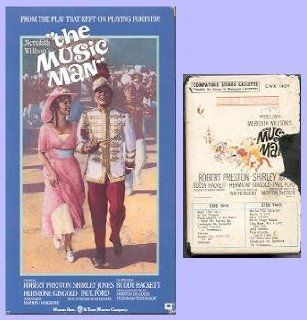 **RARE, IMPOSSIBLE TO FIND 1972 Meredith Wilson's The Music Man Original Cassette Soundtrack (In Old Fashioned, Authentic, Clamshell Case) *PLUS FREE GIFT VHS   The Music Man by Meredith Wilson, Robert Preston, Shirley Jones, Hermione Gingold, Buddy 