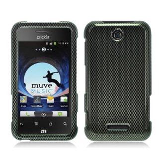 Aimo ZTEX500PCIM006 Durable Hard Snap On Case for ZTE Score M X500   1 Pack   Retail Packaging   Carbon Fiber Cell Phones & Accessories