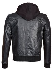 Teddy Smith BEERY   Leather jacket   black