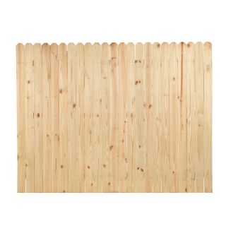 Pine Stockade Pressure Treated Wood Fence Panel (Common 6 ft x 8 ft; Actual 6 ft x 8 ft)