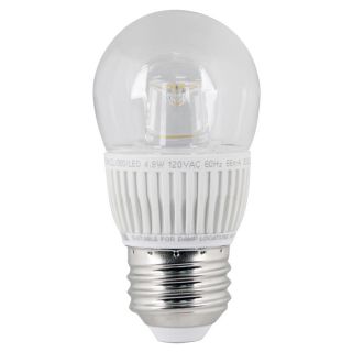 Utilitech 4.8 Watt (40W Equivalent) Medium Base (E 26) Warm White Dimmable Decorative LED Light Bulb