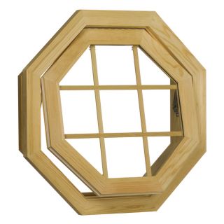 Century Specialty Windows 24 in x 24 in Windows Of Distinction Series Unfinished Wood Double Pane Octagon New Construction Window