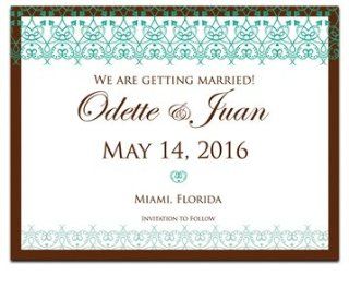 60 Save the Date Cards   Lace Meadow  Greeting Cards 
