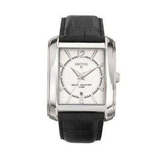 Hector Men's White Dial Date Watch Watches