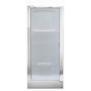 American Standard 31 1/8 in Silver Pivot Shower Door