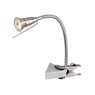Lite Source 18 in Adjustable Steel Painted Clip On Desk Lamp with Metal Shade