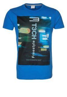 Jack & Jones   PAL   Print T shirt   blue