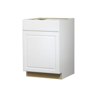 Kitchen Classics Concord 35 in x 24 in x 23.75 in White Concord Drawer Base Cabinet