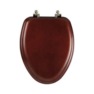 Mayfair Natural Reflections Cherry Wood Elongated Toilet Seat