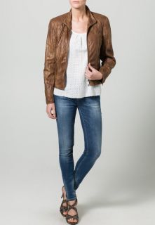 Gerry Weber Faux leather jacket   brown