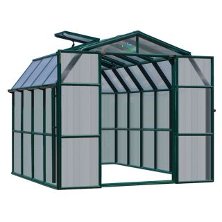 Rion 8.5 ft L x 8.5 ft W x 8 ft H Plastic Poly Sheeting Greenhouse
