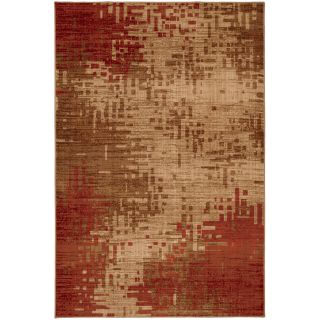 Mohawk Home Select Kaleidoscope 5 ft 3 in x 7 ft 10 in Rectangular Red Transitional Area Rug