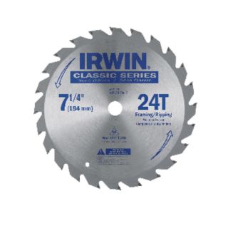 IRWIN Classic 7 1/4 in 24 Tooth Circular Saw Blade