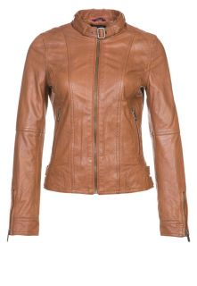 Tommy Hilfiger   ALANA   Leather jacket   brown