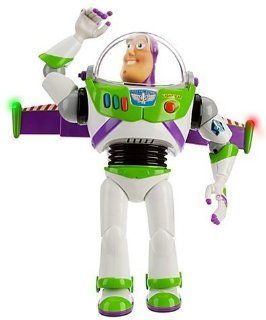 Press Button To Hear 15 Different Phrases Featuring The Real Voice Of Buzz Lightyear Including ''No Back Talk I Have A Laser And I Will Use It'' And ''Stand Back Everyone'' And ''Everyone Take Cover''   Di