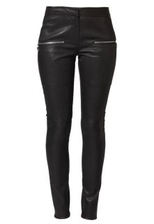 Leather trousers   black
