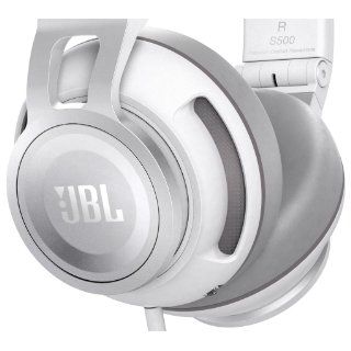 JBL Synchros S500 Powered Over Ear Stereo Headphones, White Electronics