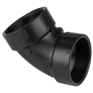 NIBCO 3 in Dia 60 Degree ABS Elbow Fitting