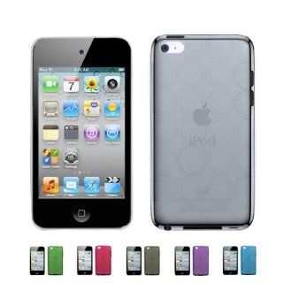 CLEAR Apple iPod Touch 4 with Cameras iPod Touch 4G, iPod Touch 4th Generation BUBBLE TPU Transparenet Silicone Gel Case Skin Cover + Free Screen Protector Electronics