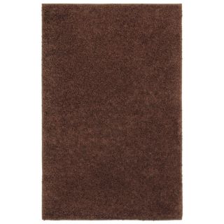 Shaw Living Shaggedy Shag 7 ft 6 in x 10 ft Rectangular Brown Solid Area Rug